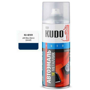 Краска аэрозольная RENAULT (J48) синяя Bleu Oleron (520мл) <b>KUDO KU-42101</b>