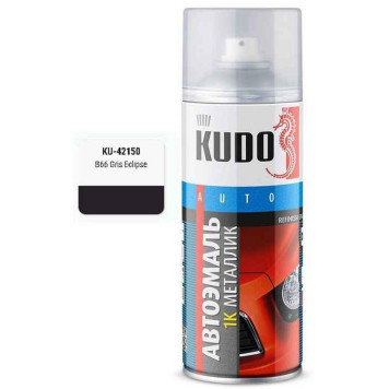 Краска аэрозольная RENAULT (B66) темно-серая Gris Eclipse (520мл) <b>KUDO KU-42150</b>