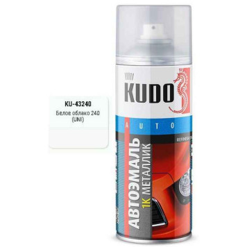 Краска аэрозольная ЛАДА 240 белое облако (520мл) <b>KUDO KU-43240</b>