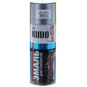 Краска для суппортов до +120°С аэрозольная серебристая (520мл) <b>KUDO KU-5215</b>