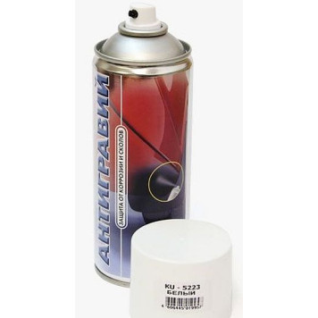 Антигравий-аэрозоль KUDO KU-5223 (520мл) белый