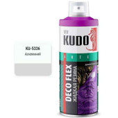 Краска аэрозольная ЖИДКАЯ РЕЗИНА алюминий (520мл) <b>DECO FLEX KUDO KU-5336</b>