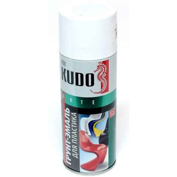 Грунт-эмаль для пластика светло-серый KUDO KU-6005 (520 мл) аэрозоль