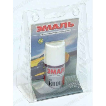 Краска с кисточкой ЛАДА (233) белая (15мл) <b>KUDO KU-70233</b>