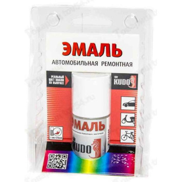 Краска с кисточкой ЛАДА (240) белое облако (15мл) <b>KUDO KU-70240</b>