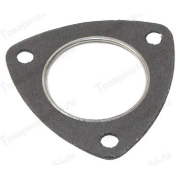 Прокладка приемной трубы ВАЗ 2110, 1118, 2170 дв.1,6 треугольная (безасбест) РК-113 <b>Квадратис 2110-1203021-113</b>