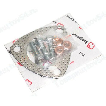 Ремкомплект приемной трубы ВАЗ 2110 8 кл. (болты, гайки, проклад.) <b>КВАДРАТИС KVM-2110-1203021-01</b>