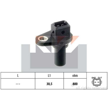 Датчик полож.к/в Audi 80/100/A3/A4/A6 2.0i-2.8i/1.9-2 <b>KW 453028</b>