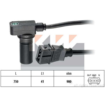 Датчик полож.к/в Audi 80/100/A4/A6/A8/Coupe 2.2i-2.8i <b>KW 453066</b>