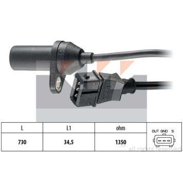 Датчик полож.к/в Fiat Brava/Bravo/Marea/Palio/Siena, <b>KW 453157</b>