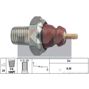 Датчик дав.масл. Ford Escort/Fiesta/Sierra 0.9-2.0i/1 <b>KW 500011</b>