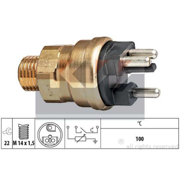 Датчик темп.воды MB W201 1.8i-2.3i 83-93/208/308 2.3 <b>KW 530529</b>