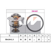 Термостат Mitsubishi Carisma/Gallant/Space Star-Wa <b>KW 580398</b>