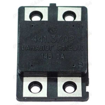 Реле зарядки ВАЗ 2105 (шоколадка) Калуга аналог Я112В1 <b>КЗАЭ 441.3702</b>
