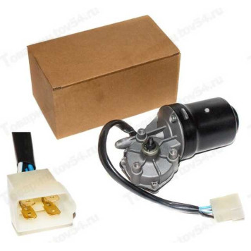 Мотор-редуктор стеклоочистителя ВАЗ 2101 Китай под (10 мм) <b>КЗАЭ МЭ241</b>