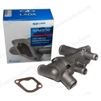 Термостат 2170, ВАЗ 2110-2115 (2003г-) в сб. с корпусом (на шесть патрубков) LADA <b>Лада-Имидж 21082-1306010-83</b>