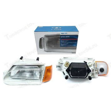 Фара ВАЗ 2115 желтый поворотник Киржач левая 742 <b>Лада-Имидж 2114-3711011</b>