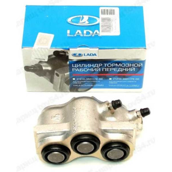 Цилиндр тормозной перед. ВАЗ 2121 левый LADA в уп. <b>Лада-Имидж 2121-3501179</b>