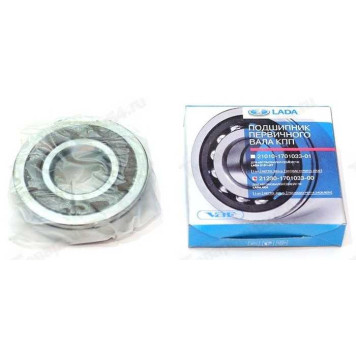 Подшипник КПП ВАЗ 2123 Шеви Нива первичного вала (750706) ВПЗ-23 (Вологда) в уп. LADA <b>Лада-Имидж 2123-1701033</b>
