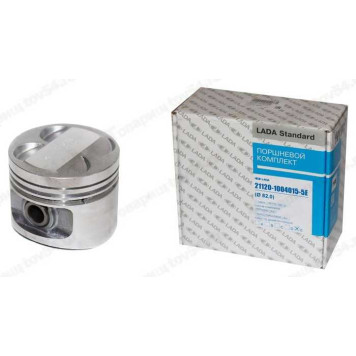 Поршень ВАЗ 2112 (82,0) группа E (с пальцами) <b>LADA STANDARD 21120-1004015-5E</b>