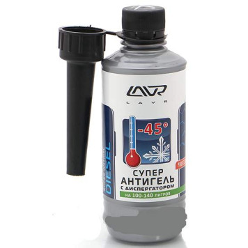 Антигель для дизтоплива LAVR LN2114 (310мл) на 100-140л, 1:400, с насадкой