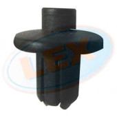 Клипса обложки бампера и колес, черный. диаметр: 18 мм, длина штока: 15 мм, 9 мм <b>LEX WW-0026</b>