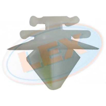 Клипса молдингов (накладок, панелей) белая <b>LEX WW-0198</b>