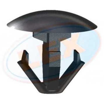 Фиксатор магистрального молдинга, черный <b>LEX WW-0461</b>