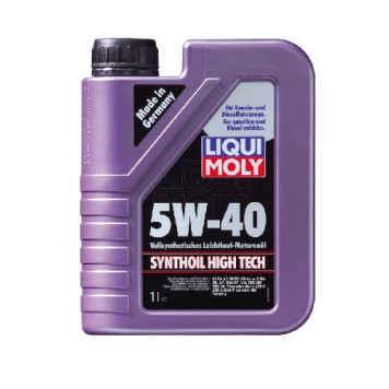 Масло моторное синтетическое 1л 5w40 SM/CF Liqui Moly Synthoil High Tech 1924