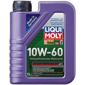 Масло моторное синтетическое 1л 10w60 SL/CF Liqui Moly SYNTHOIL RACE TECH GT 1 1943