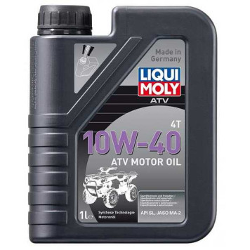 Масло моторное синтетическое 1л 10w40 SL Liqui Moly ATV 4T Motoroil 7540