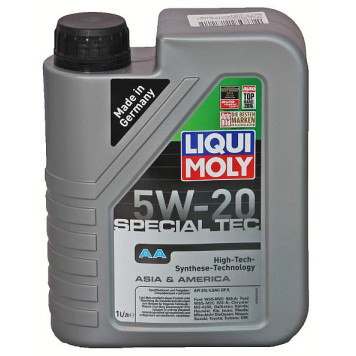 Масло моторное синтетическое 1л 5w20 SM Liqui Moly Leichtlauf Special AA 7620