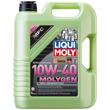 Масло моторное полусинтетическое 5л 10w40 SL/CF Liqui Moly Molygen New Generation 9061
