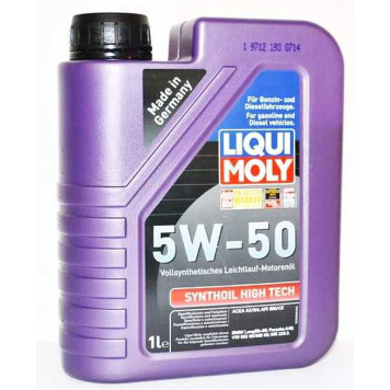 Масло моторное синтетическое 1л 5w50 SM/CF Liqui Moly SYNTOIL HIGH TECH 9066