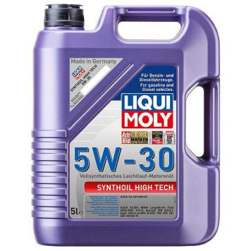 Масло моторное синтетическое 5л 5w30 SM/CF Liqui Moly Synthoil High Tech 9077