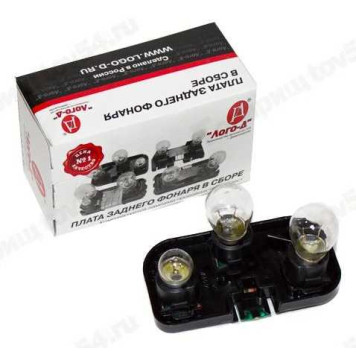 Плата заднего фонаря ВАЗ ВАЗ 2111 (угол) правый с лампами <b>Лого-Д 2111-3716292</b>