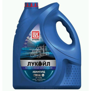 Масло моторное полусинтетическое 5л 10w40 CF//SG ЛУКОИЛ Авангард 19306