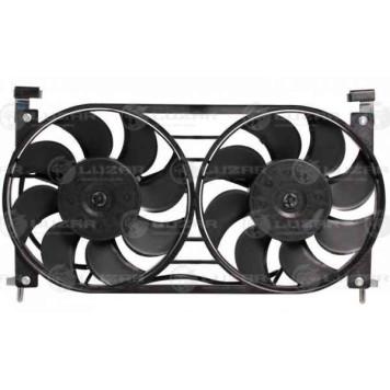 Вентилятор охлаждения двигателя ВАЗ 21214 с кожухом 2 вентилятора <b>LUZAR LFK 01220</b>