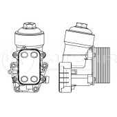 Радиатор масл. в сборе (теплообменник) для а/м VW Tiguan (08-) 1.6TDi/2.0TDi <b>LUZAR LOc1809</b>