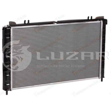 Радиатор охлаждения ВАЗ 1118 Калина с кондиционером алюминиевый с увеличенной теплоотдачей <b>LUZAR LRc 01183</b>