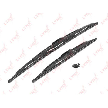 'каркасная щетка стеклоочистителя (2шт.) 550мм/22''+400мм/16'' подходит для CHEVROLET Aveo 07> / Kalos 05>, DAEWOO Kalos 02>, FORD Fiesta V 01-08 / Fusion 02-12, HYUNDAI Accent(MC) 05-10 / i10 ' <b>LYNXAUTO 5540LR</b>