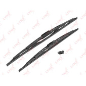 'каркасная щетка стеклоочистителя (2шт.) 550мм/22''+480мм/19'' подходит для CHEVROLET Lacetti 05> / Nubira 05> / Optra 03>, DAEWOO Lacetti 02> / Nubira 03>, FORD Focus I 98-04, HONDA Accord VI ' <b>LYNXAUTO 5548LR</b>