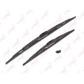 'каркасная щетка стеклоочистителя (2шт.) 600мм/24''+450мм/18'' подходит для CHEVROLET Cruze 09>, CITROEN C2 03> / C3 I 02>, FORD Fiesta 10>, HYUNDAI i30(FD) 07-11 / Santa Fe(SM/CM) 04-12 / Son ' <b>LYNXAUTO 6045LR</b>