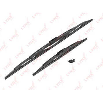 'каркасная щетка стеклоочистителя (2шт.) 650мм/26''+400мм/16'' подходит для CHEVROLET Cobalt 14>, HONDA Accord VII 03-08, HYUNDAI i40 12> / Solaris 10> / Tucson(TLE) 15>, INFINITI G 07>, KIA C ' <b>LYNXAUTO 6540LR</b>
