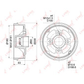 Барабан тормозной (180x52) <b>LYNXAUTO BM-1033</b>