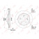 Диск тормозной передний (285x22) подходит для MITSUBISHI Pajero Pinin 1.8-2.0 99-07 <b>LYNXAUTO BN-1095</b>