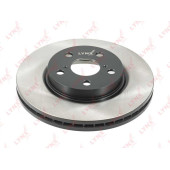 Диск тормозной передний (260x25) подходит для TOYOTA Avensis(T22) 1.6-2.0D 97-02 <b>LYNXAUTO BN-1172</b>
