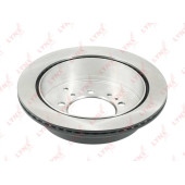 Диск тормозной задний (345x18) подходит для TOYOTA Land Cruiser(200) 4.5D-4.7 07>, LEXUS LX570 07> <b>LYNXAUTO BN-1186</b>