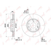 Диск тормозной передний (280x24) <b>LYNXAUTO BN-1415</b>