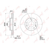 Диск тормозной передний (269x22,5) <b>LYNXAUTO BN-1416</b>